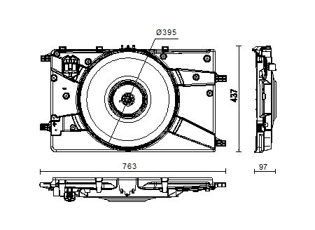 2016 Chevrolet Cruze Limited Engine Cooling Fan (Mahle)