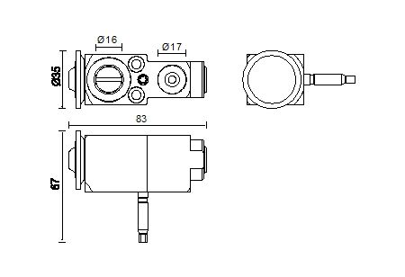 2018-2019 BMW M5 A/C Expansion Valve (Mahle)
