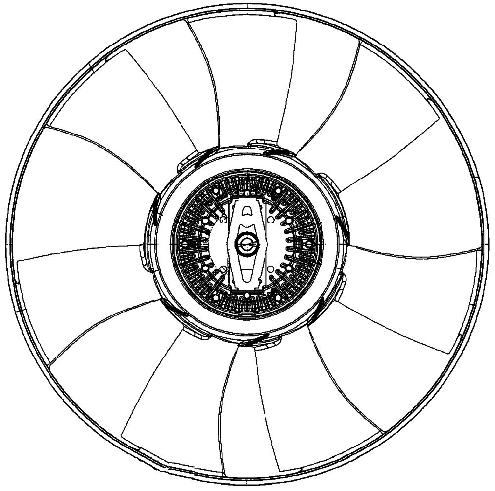 2017, 2016, 2015, 2014 Mercedes-Benz Sprinter 2500 2014-2017 Mercedes-Benz Sprinter 2500 Engine Cooling Fan Clutch