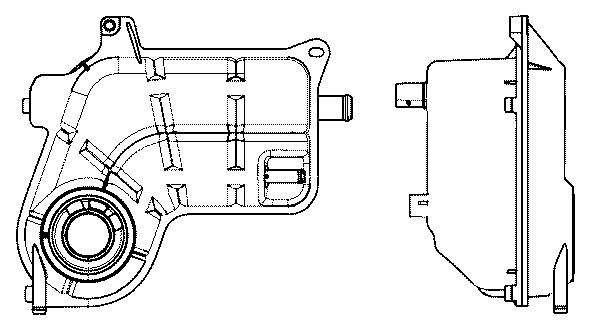 2005, 2004, 2003, 2002 Audi A6 Engine Coolant Reservoir