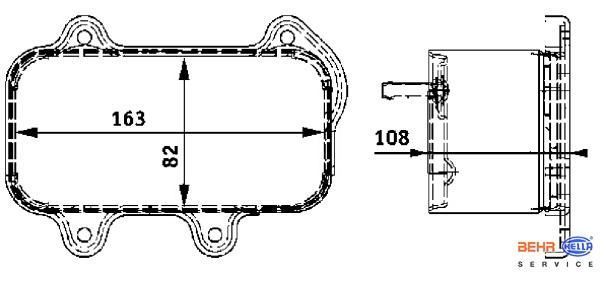 2004, 2003, 2002, 2001, 2000 Porsche Boxster Engine Oil Cooler