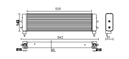 2020, 2019, 2018, 2017, 2016, 2015, 2014, 2013 BMW M5 Engine Oil Cooler