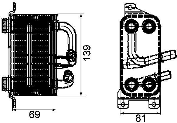 2010, 2009, 2008 BMW 528i Automatic Transmission Oil Cooler Assembly