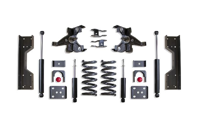 1988-1991 GMC C1500 Suspension Body Lowering Kit - Front and Rear (MaxTrac)