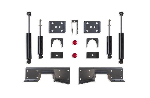 2001-2006 Chevrolet Silverado 1500 HD Leaf Spring Lowering Kit (MaxTrac)