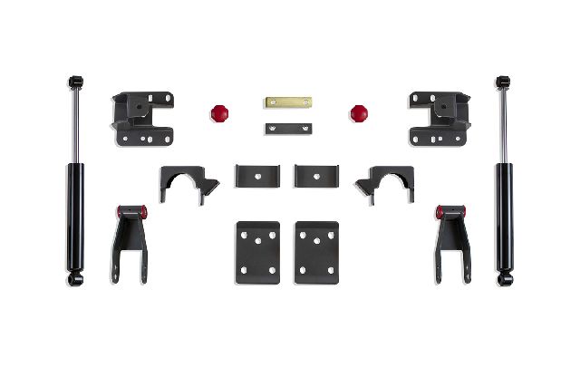 2007-2018 GMC Sierra Leaf Spring Lowering Kit (MaxTrac)