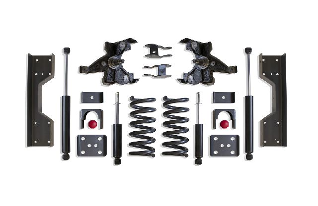 1988-1998 GMC C1500 Suspension Body Lowering Kit - Front and Rear (MaxTrac)