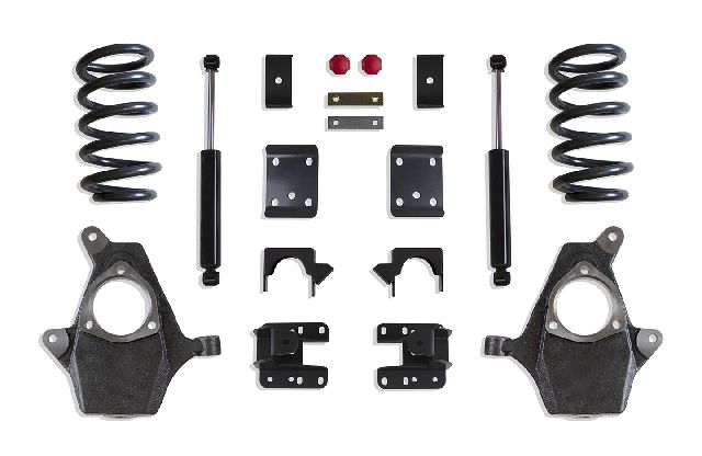 2007-2013 GMC Sierra Coil Spring Lowering Kit (MaxTrac)