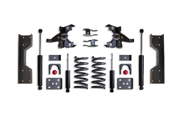 1988-1991 GMC C1500 Suspension Body Lowering Kit - Front and Rear (MaxTrac)