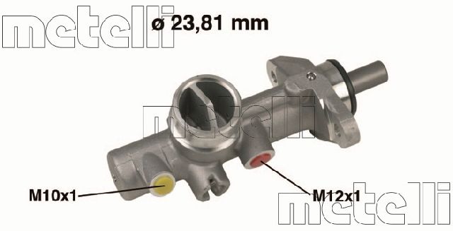1992-1995 Honda Civic Brake Master Cylinder (Metelli)