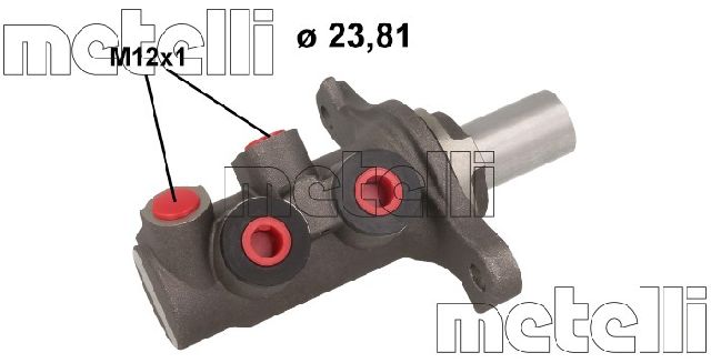2011-2017 Nissan Juke Brake Master Cylinder (Metelli)
