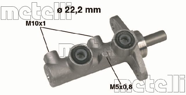 2002-2005 Honda Civic Brake Master Cylinder (Metelli)