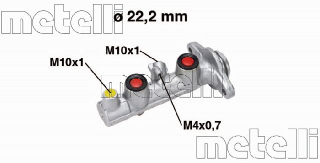 1997-2000 Toyota RAV4 Brake Master Cylinder (Metelli)