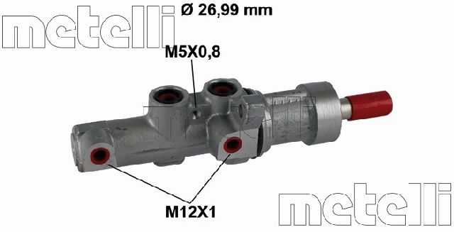 2007-2014 Freightliner Sprinter 3500 Brake Master Cylinder (Metelli)