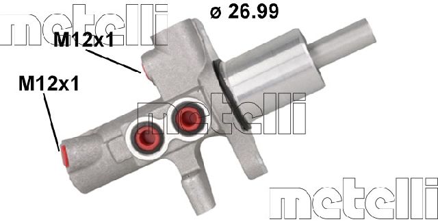 2012-2014 Mercedes-Benz CLS550 Brake Master Cylinder (Metelli)