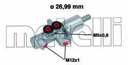 2006-2011 Audi A6 Brake Master Cylinder (Metelli)