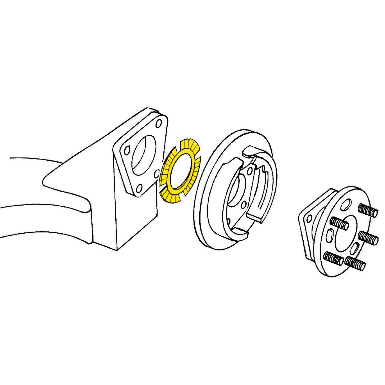 2007, 2006, 2005, 2004, 2003, 2002, 2001, 2000, 1999, 1998, 1997, 1996 Dodge Caravan & Country Alignment Shim