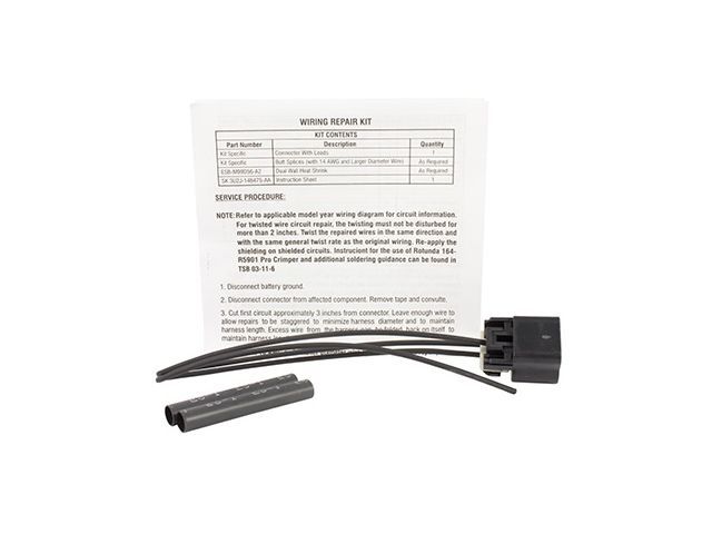 2016-2018 Lincoln MKX Center High Mount Stop Light Connector (Motorcraft)