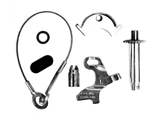 1982-1990 Lincoln Town Car Drum Brake Self-Adjuster Repair Kit - Rear Left (Motorcraft)