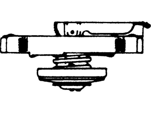 1975, 1974, 1973, 1972, 1971, 1970, 1969, 1968, 1967, 1966, 1965, 1964 Ford Custom 500 Radiator Cap