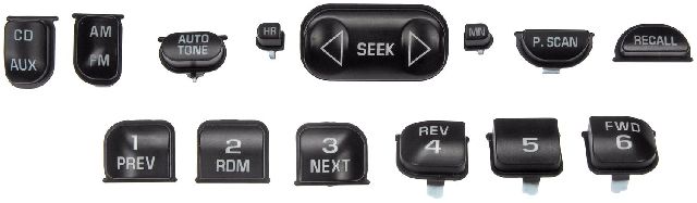 1996-2005 Chevrolet Express 2500 Radio Knob (Motormite)