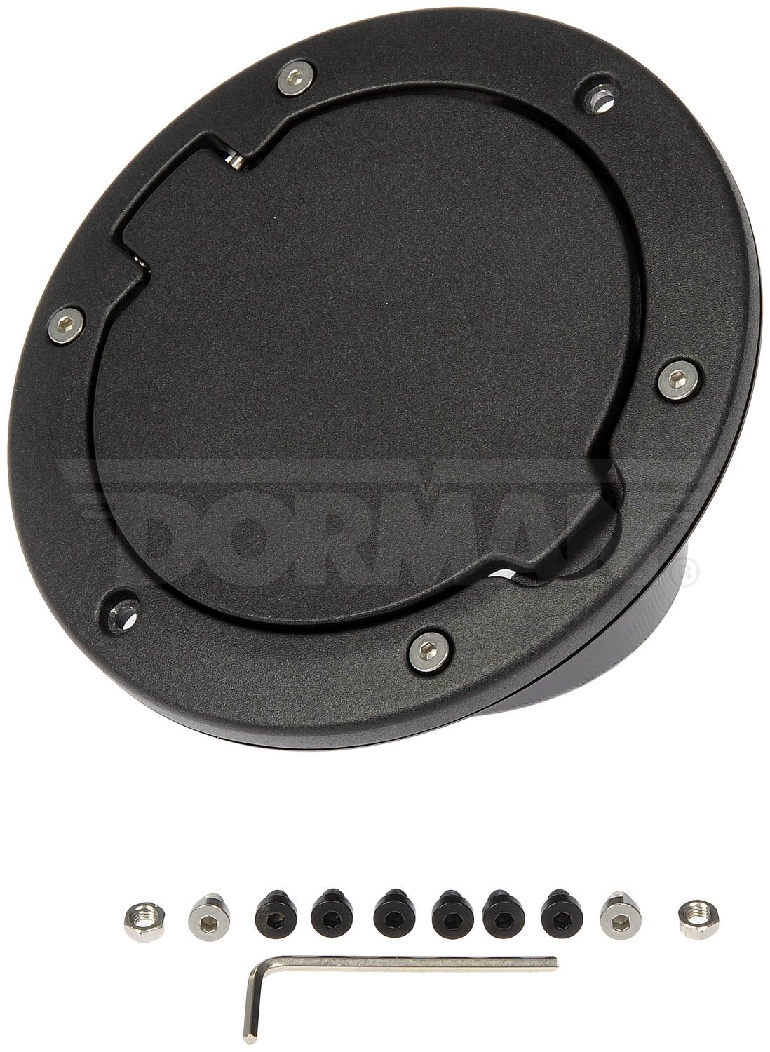 2017, 2016, 2015, 2014, 2013, 2012, 2011, 2010, 2009, 2008, 2007 Jeep Wrangler Fuel Filler Door Kit