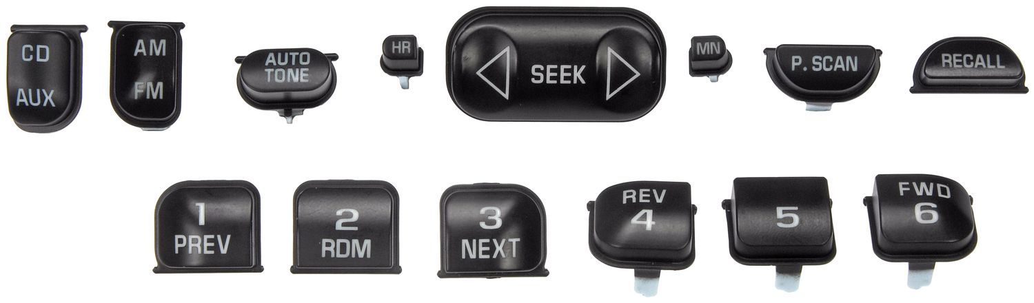 2003, 2002, 2001, 2000, 1999, 1998, 1997 Chevrolet Astro Radio Knob