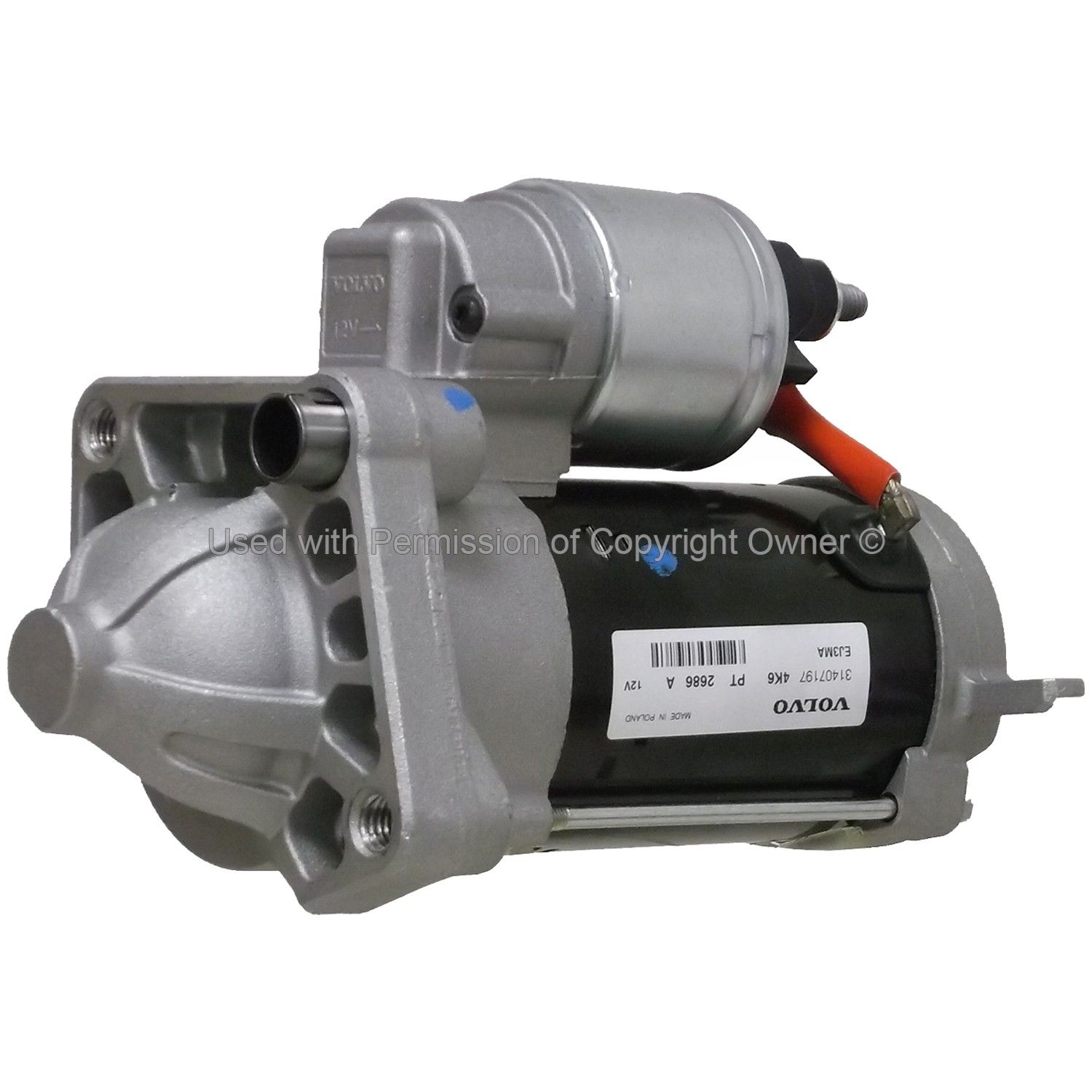 2016, 2015 Volvo S80 Starter Motor