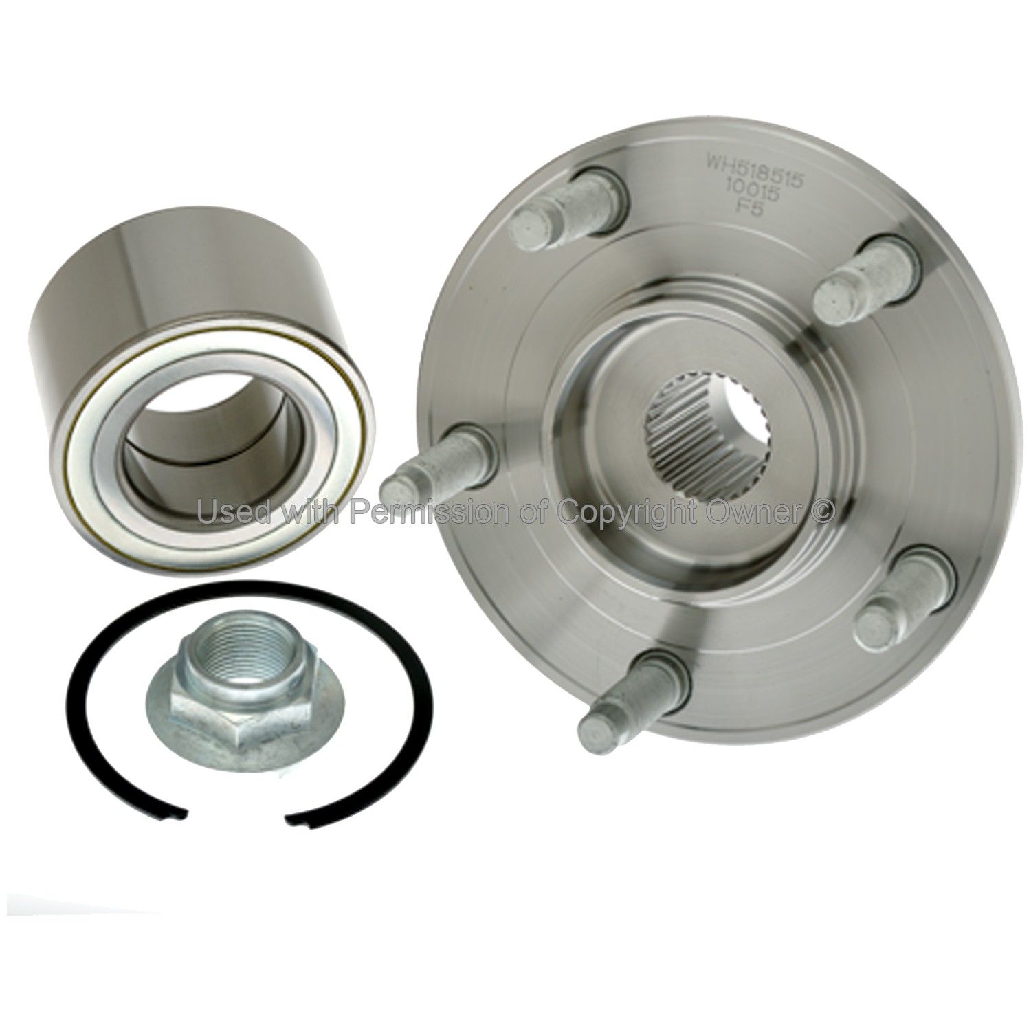 2004 Ford Escape Wheel Hub Repair Kit - Front (MPA WH518515) Wheel Hub Repair Kit Axle Nut Torque Spec: 221 ft-lbs / 300Nm ..