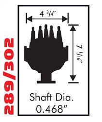 1967-1968 Mercury Cougar Distributor (MSD)