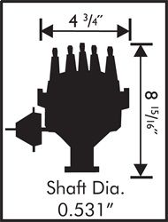 1975-1996 Ford E-350 Econoline Distributor (MSD)