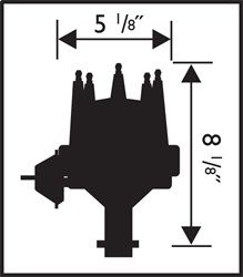1983, 1982, 1981, 1980, 1979, 1978, 1977, 1976, 1975, 1974 Jeep Cherokee Distributor