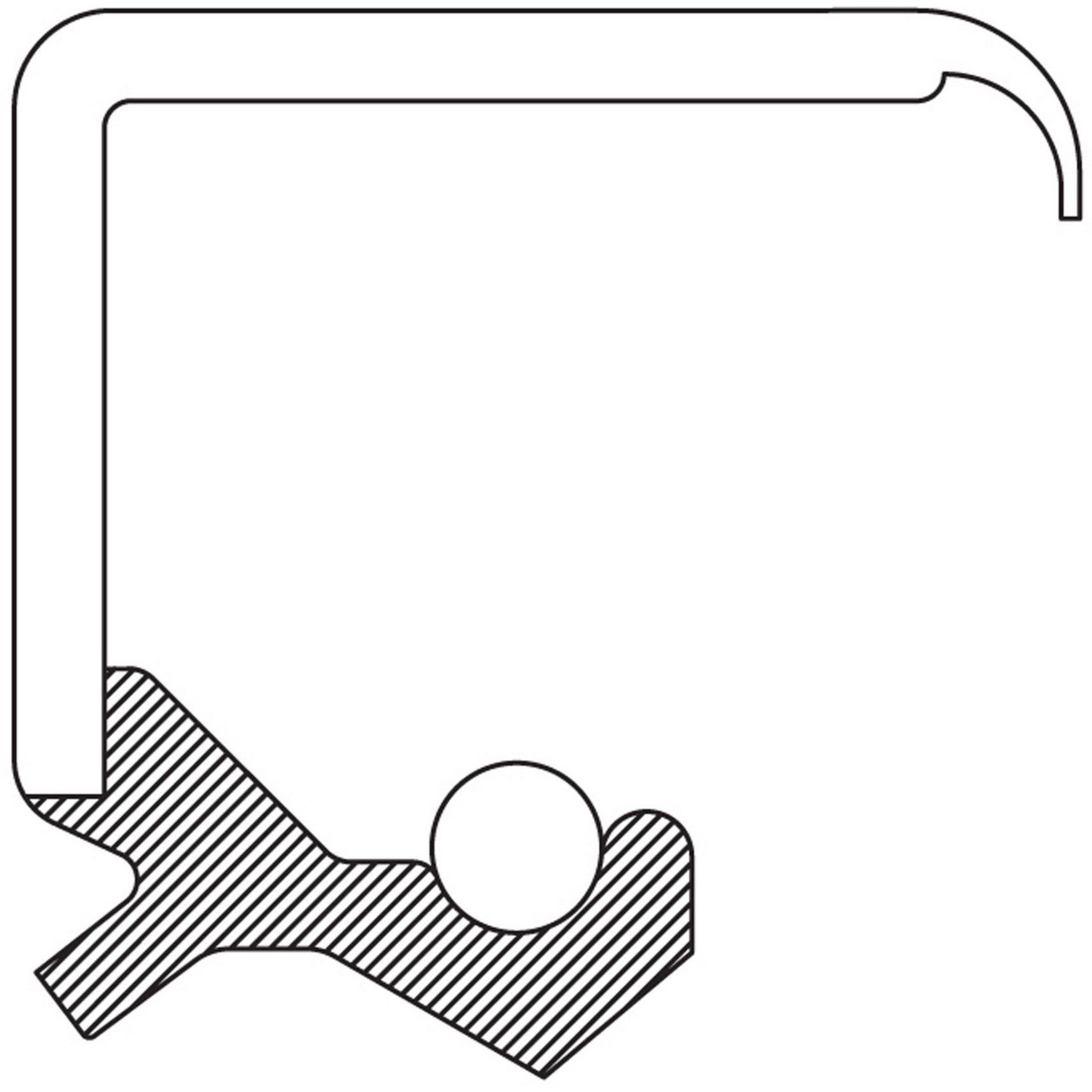 Engine Crankshaft Seal Rear National 4359V
