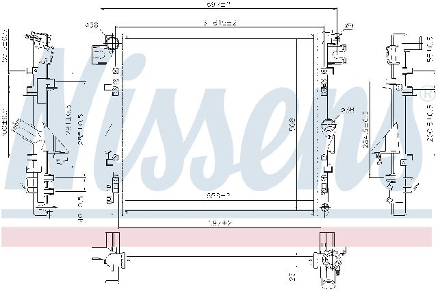 2007-2017 Jeep Wrangler Radiator (Nissens)