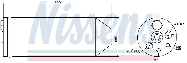 1997-2001 Honda CR-V A/C Receiver Drier (Nissens)