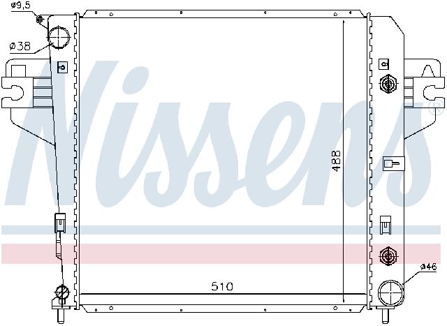 2002-2005 Jeep Liberty Radiator (Nissens)