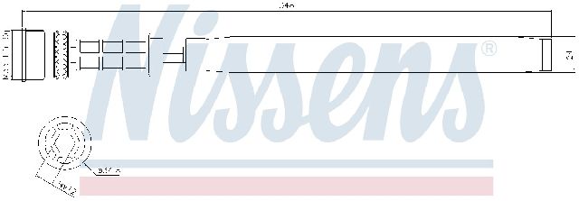2011-2015 Chevrolet Cruze A/C Receiver Drier (Nissens)