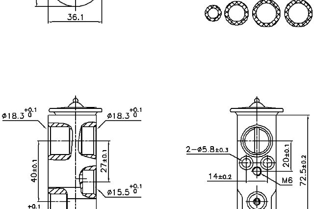 2007-2012 Toyota RAV4 A/C Expansion Valve (Nissens)