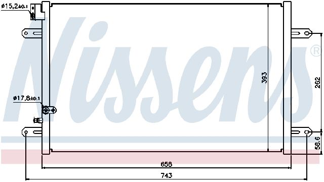 2007-2011 Audi S6 A/C Condenser (Nissens)