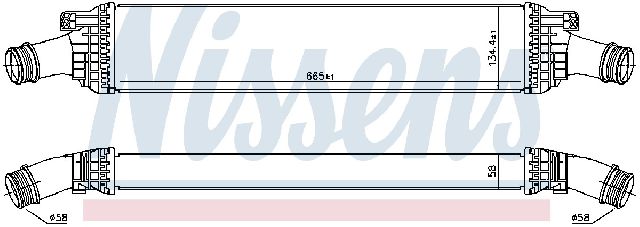 2013-2016 Audi A4 Intercooler (Nissens)