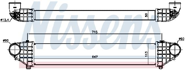 2013 Volvo C70 Intercooler (Nissens)