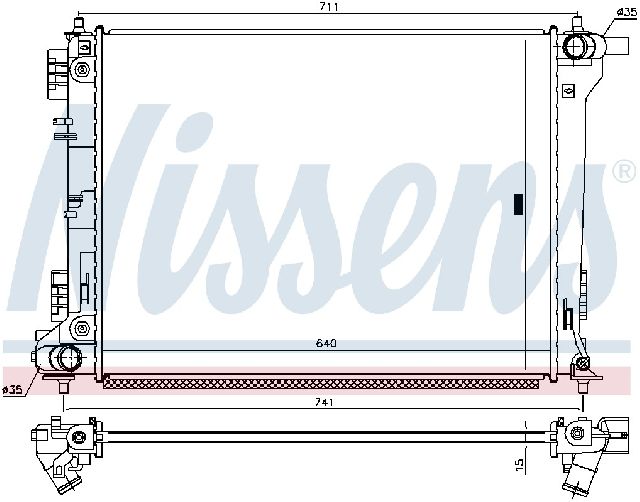 2016-2021 Hyundai Tucson Radiator (Nissens)