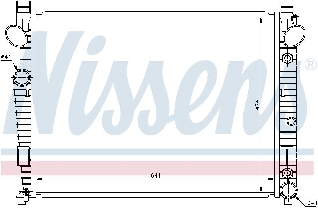 2000 Mercedes-Benz S500 Radiator (Nissens)