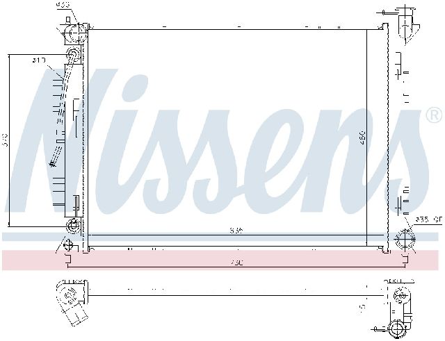 2016-2017 Kia Optima Radiator (Nissens)