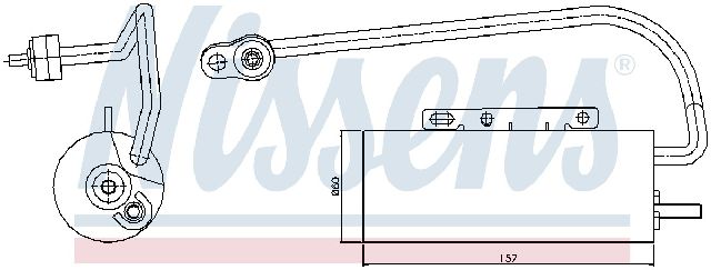 2003-2011 Saab 9-3 A/C Receiver Drier (Nissens)
