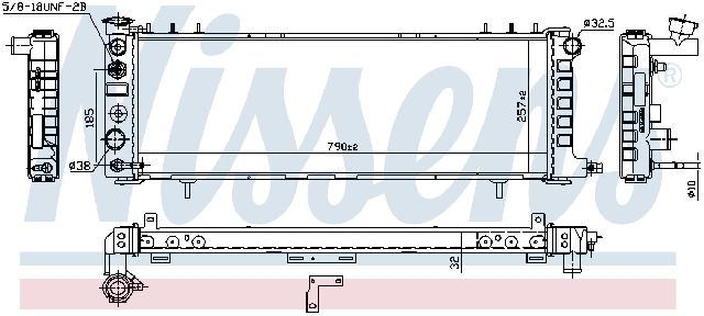 1985-2001 Jeep Cherokee Radiator (Nissens)
