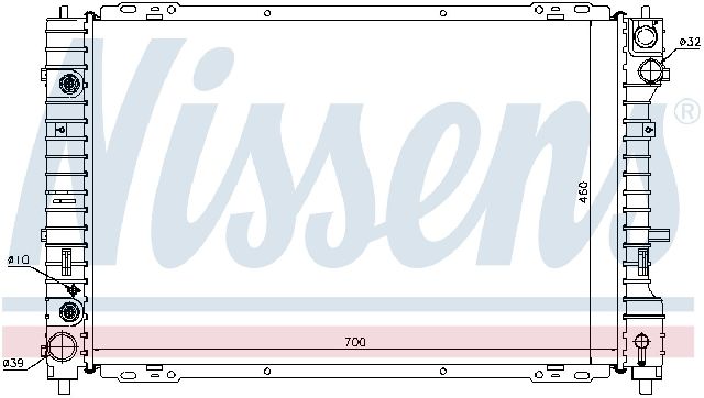 2006-2007 Ford Escape Radiator (Nissens)