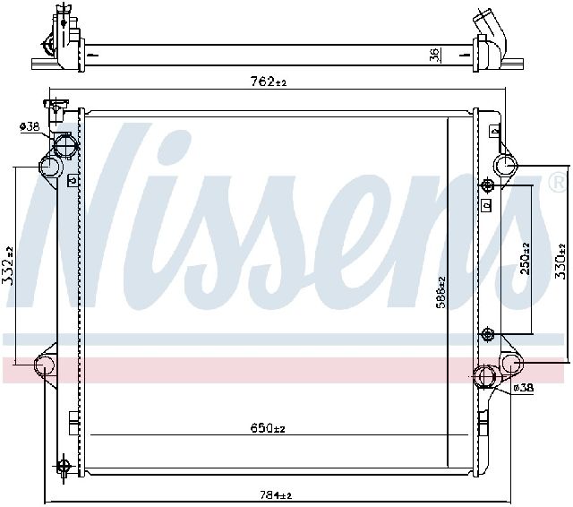 2003-2009 Lexus GX470 Radiator (Nissens)
