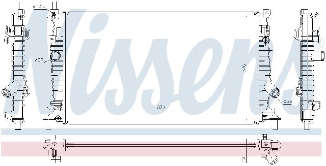 2010-2013 Mazda 3 Radiator (Nissens)