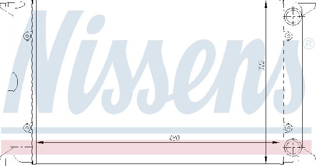1975 Volkswagen Rabbit Radiator (Nissens)